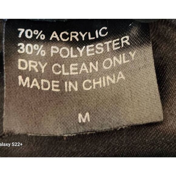 O14 Cajon Accessories Black Dressy Teddy Faux Fur Jacket - Picture 4 of 9